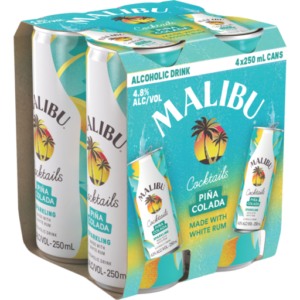 Malibu Pina Colada 4x250C