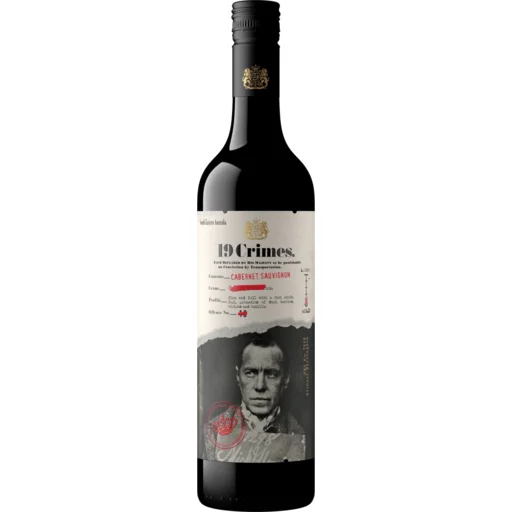 19 Crimes Cabernet Sauvignon 750ml bottle NZ
