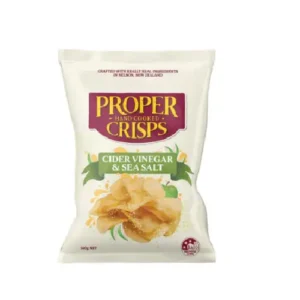 Proper Crisps Vngr & Salt 140g