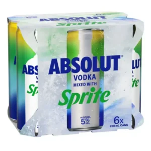 Absolut Sprite 5% 6x250C