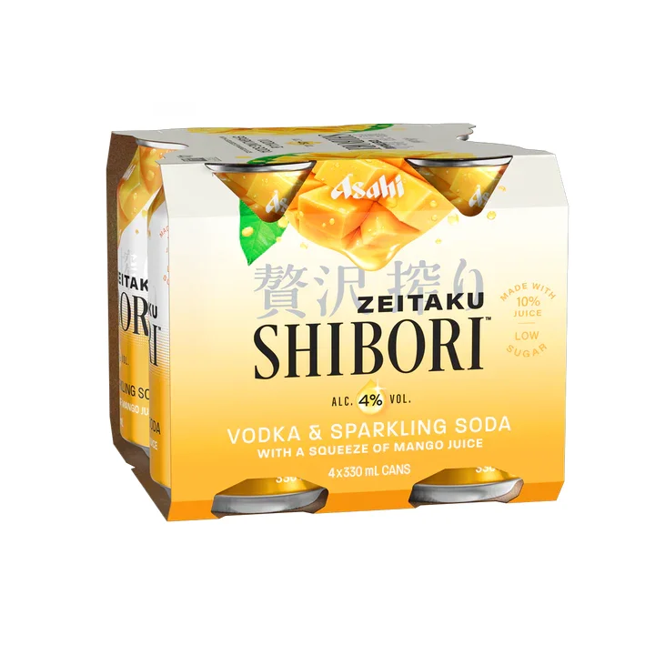 Asahi Shibori Mango 4 x 330ml Cans NZ