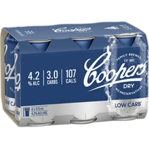 Coopers Dry Low Carb 6x375C