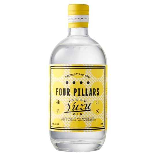 Four Pillars Yuzu Gin 700ml bottle NZ
