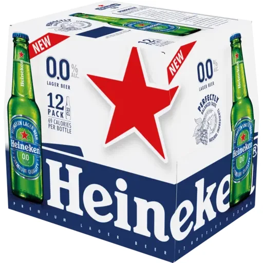 Heineken 0.0 12 x 330ml Bottles NZ