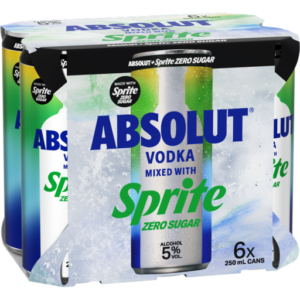 Absolut Sprite Zero 6x250C