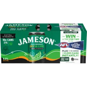 Jameson 6.3% Dry Lme 10x375C