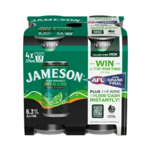 Jameson 6.3% Dry Lme 4x375C
