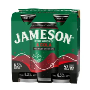 Jameson 6.3% Rw Cola 4x375C