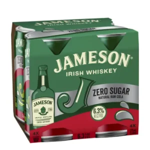 Jameson Raw Cola Zero 4x375C