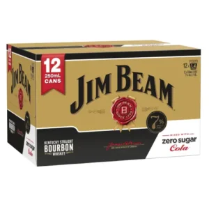 Jim Beam 7% Gold Zero 12x250C