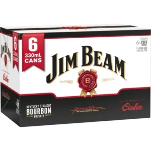 Jim Beam & Cola Cans 6x330ml