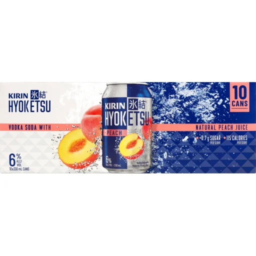 Kirin Hyoketsu Peach 10 x 330ml Cans NZ