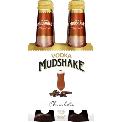 Mudshake Chocolate 4 x 270ml Bottles NZ