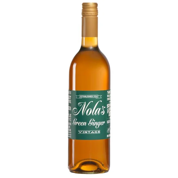Nola's Green Ginger Wine 750ml bottle NZ
