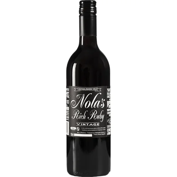 Nola's Rich Ruby 750ml bottle NZ