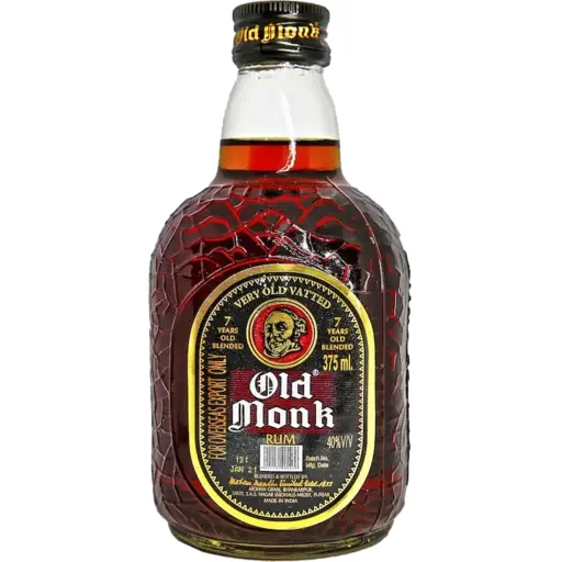 Old Monk Dark Rum 375ml bottle NZ