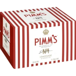 Pimms Lemon & Ginger 12x250C