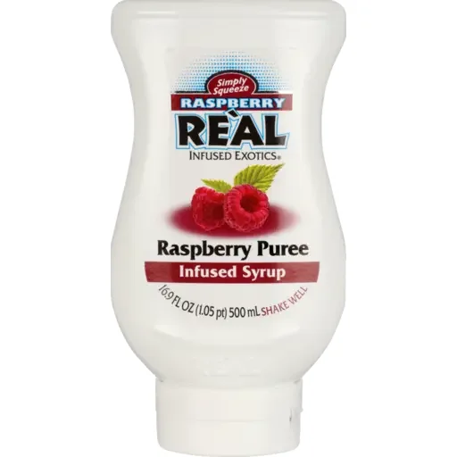 Real Raspberry Puree 500ml bottle NZ