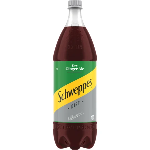 Schw Dry Ginger Ale Diet 1.5L bottle NZ