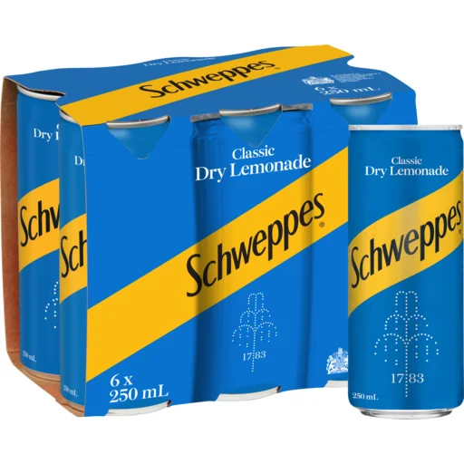Schw Dry Lemonade 6x250C