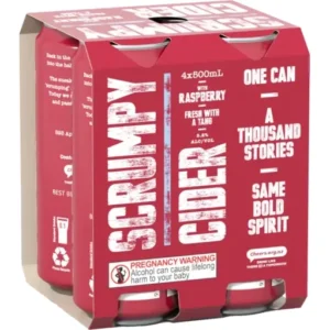 Scrumpy Cider Raspberry 4x500C