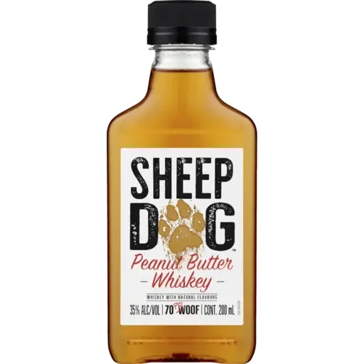 Sheep Dog Peanut Whiskey 200ml bottle NZ