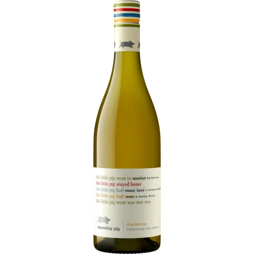 Squealing Pig Chardonnay 750ml bottle NZ