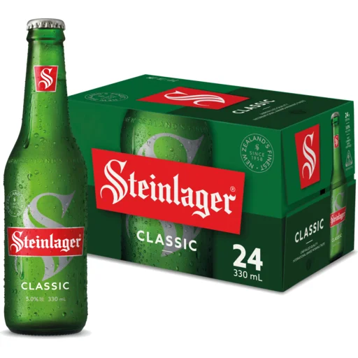 Steinlager Classic 24 x 330ml Bottles NZ