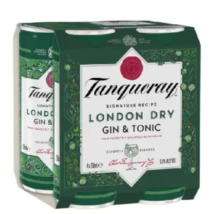 Tanqueray Gin & Tonic 4x250C
