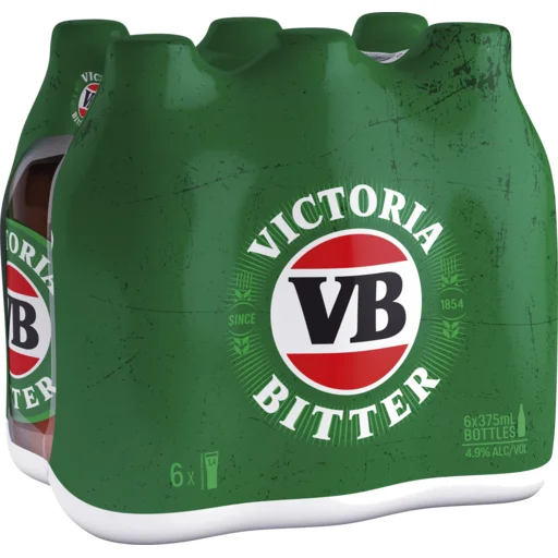 Victoria Bitter 6 x 375ml Bottles NZ