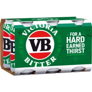 Victoria Bitter Can 6x375ml