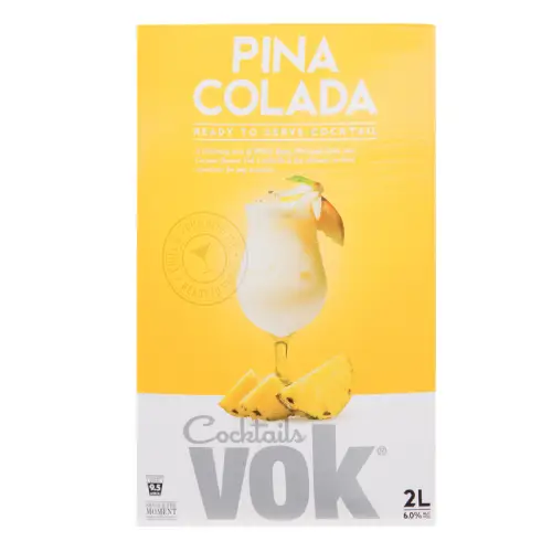 Vok Pina Colada Cask 2L bottle NZ