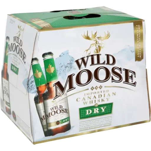 Wild Moose & Dry 12 x 330ml Bottles NZ
