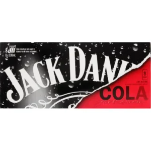 Jack Dans & Cola Can 8x330ml