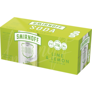 Smirnoff Soda Lime Lmn 10x330C