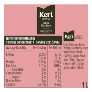 Keri Premium Cranberry 1L