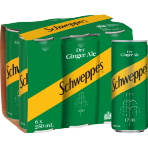 Schw Dry Ginger Ale 6x250C