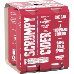 Scrumpy Cider Raspberry 4x500C