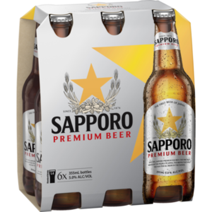 Sapporo Btls 6x355ml
