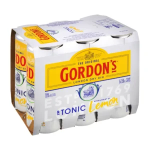 Gordon’s 7% Gin & Tonic 6x250ml Cans