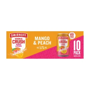 Smirnoff Crush Mango & Peach 10x330ml Cans