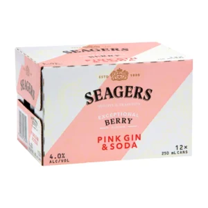 Seagers Berry Pink Gin 12x250C
