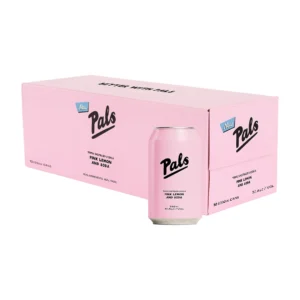 Pals Vodka, Pink Lemon & Soda 10x330ml Cans
