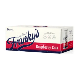 Franky's Raspberry Cola 10x330ml Cans