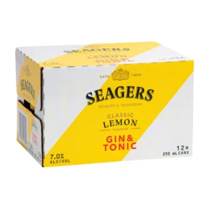 Seagers Lemon G&T 12x250C