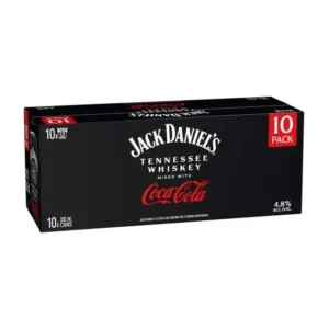 Jack Daniel's 4.8% Whiskey & Coca Cola 10x330ml Cans