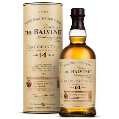 Balvenie 14 Year Old Caribbean Cask 700ml bottle NZ