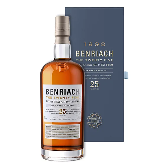 Benriach 25YO 700ml bottle NZ