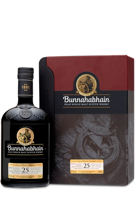 Bunnahabhain 25YO Islay Single Malt Scotch Whisky 700ml bottle NZ