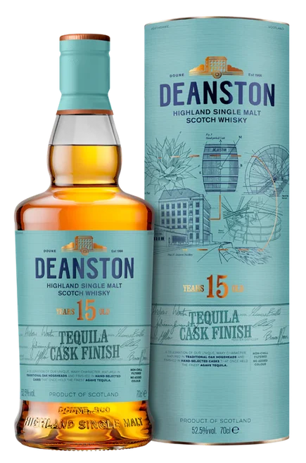 Deanston 15YO Tequila Cask Finish Single Malt Scotch Whisky 700ml bottle NZ